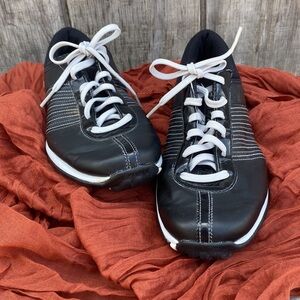 Nike Golf Women's Black Leather Upper Shoes Size 7